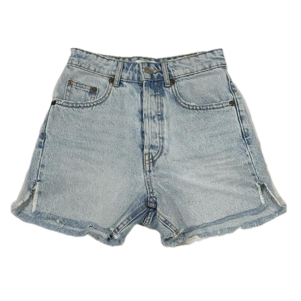 Zara high waist denim shorts